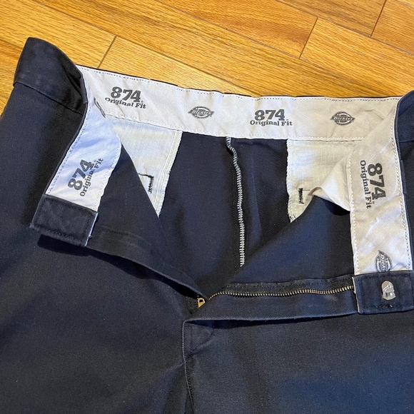 Vintage Dickies Black Wide Leg Uniform Pants - Picture 3 of 5